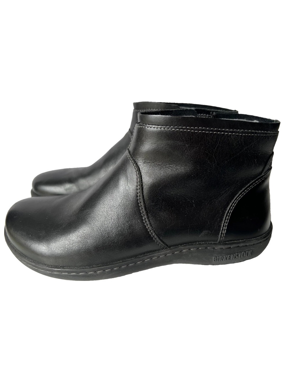 Birkenstock Bennington Black Leather Zip Comfort Ankle Boot Booties 36 / 6